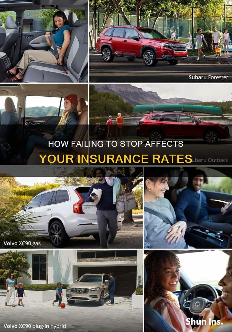 does a failure to stop ticket affect insurance