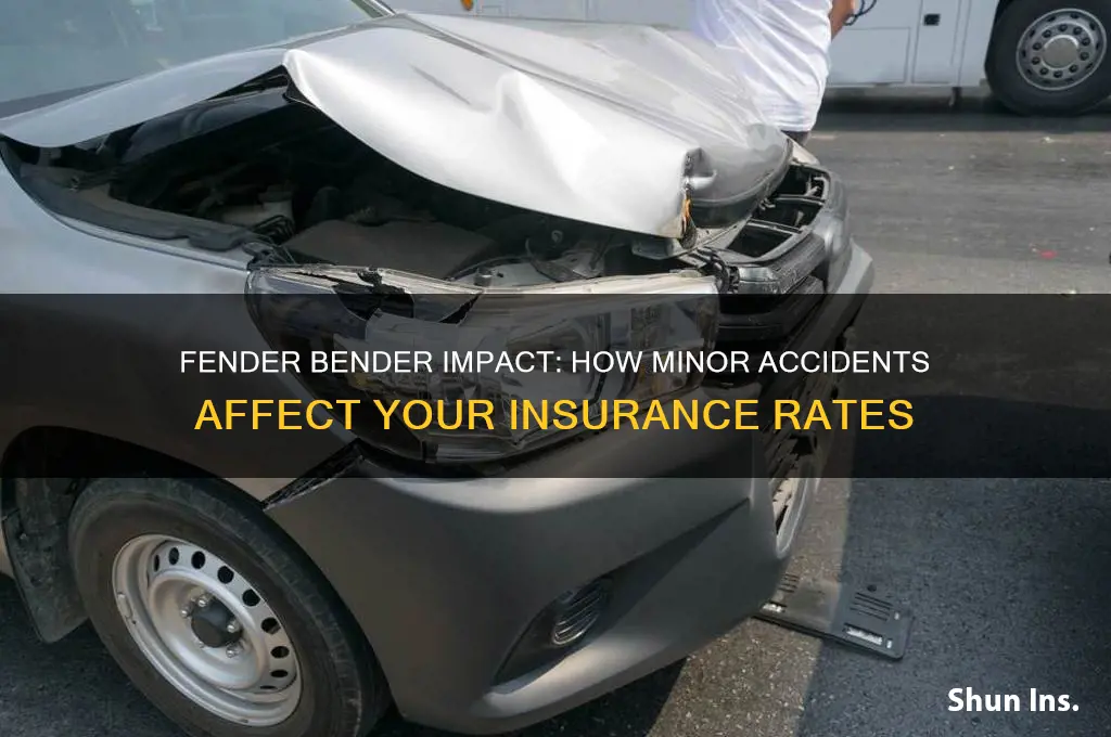 does a fender bender raise your insurance