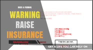 Formal Warnings and Insurance: Understanding the Impact on Premiums