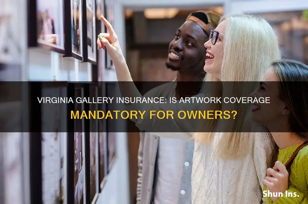 does a gallery have to insure artwork in virginia