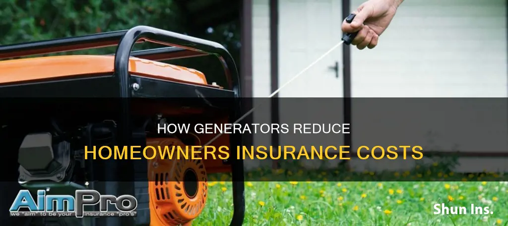 does a generator reduce homeowners insurance