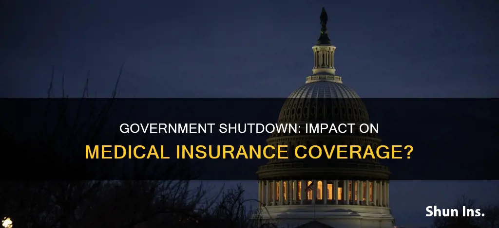does a government shut down affect medical insurance