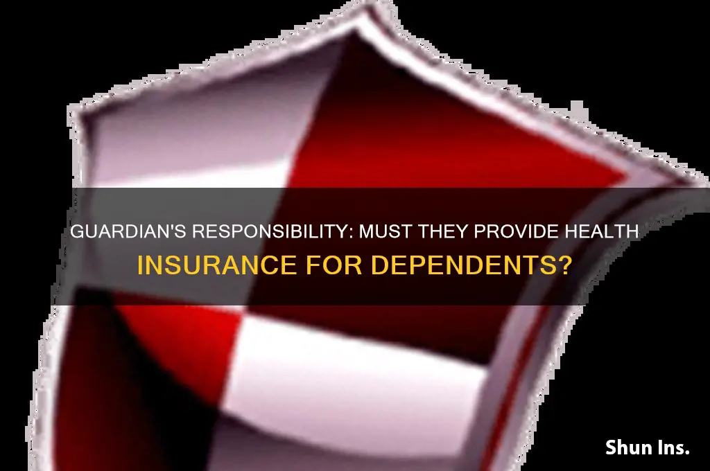 does a guardian have to provide health insurance