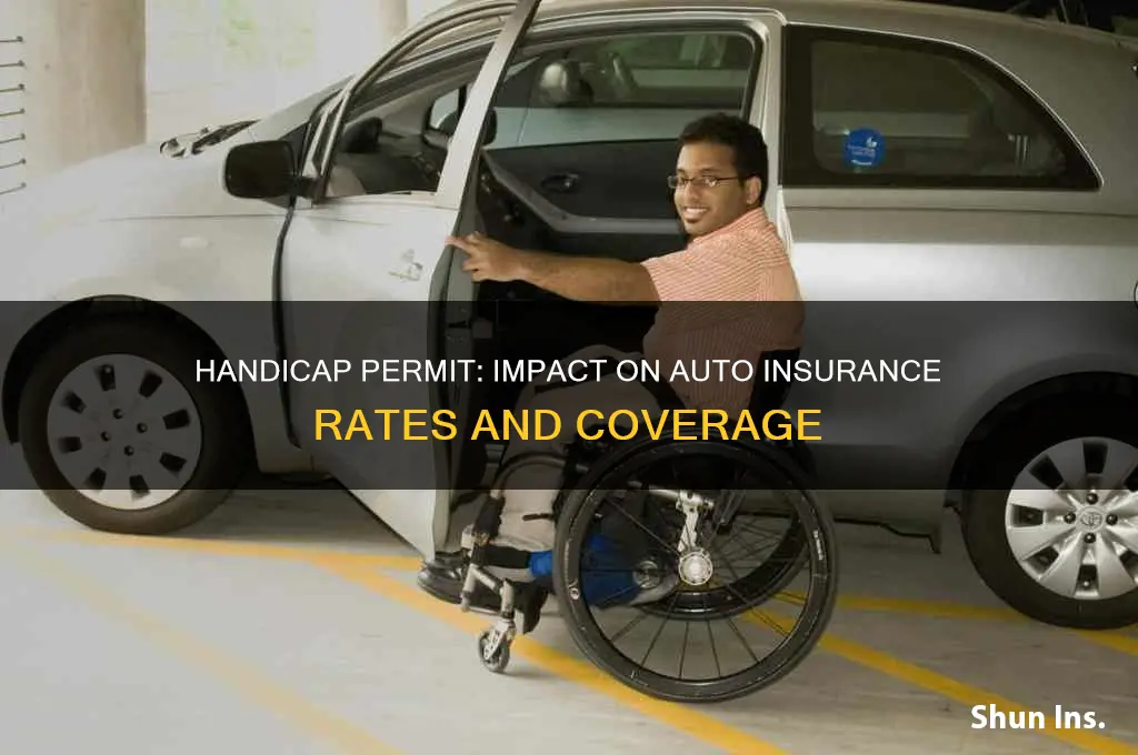 does a hadicap permit affect auto insurance