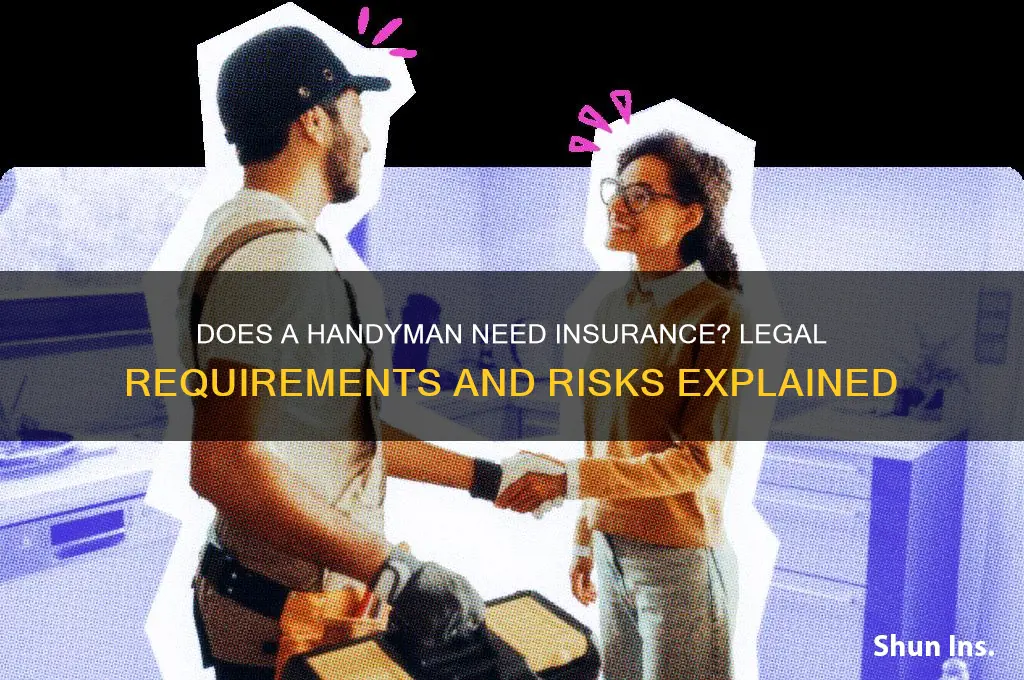 does a hanyman have to be insured