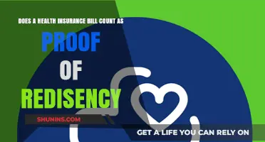 Health Insurance Bills: Valid Proof of Residency or Not?