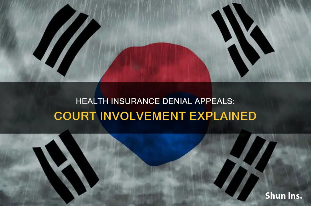 does a health insurance denial appeal go to court