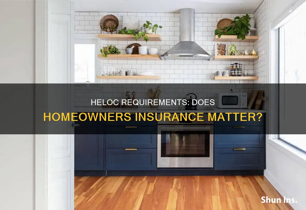 does a heloc require homeowners insurance