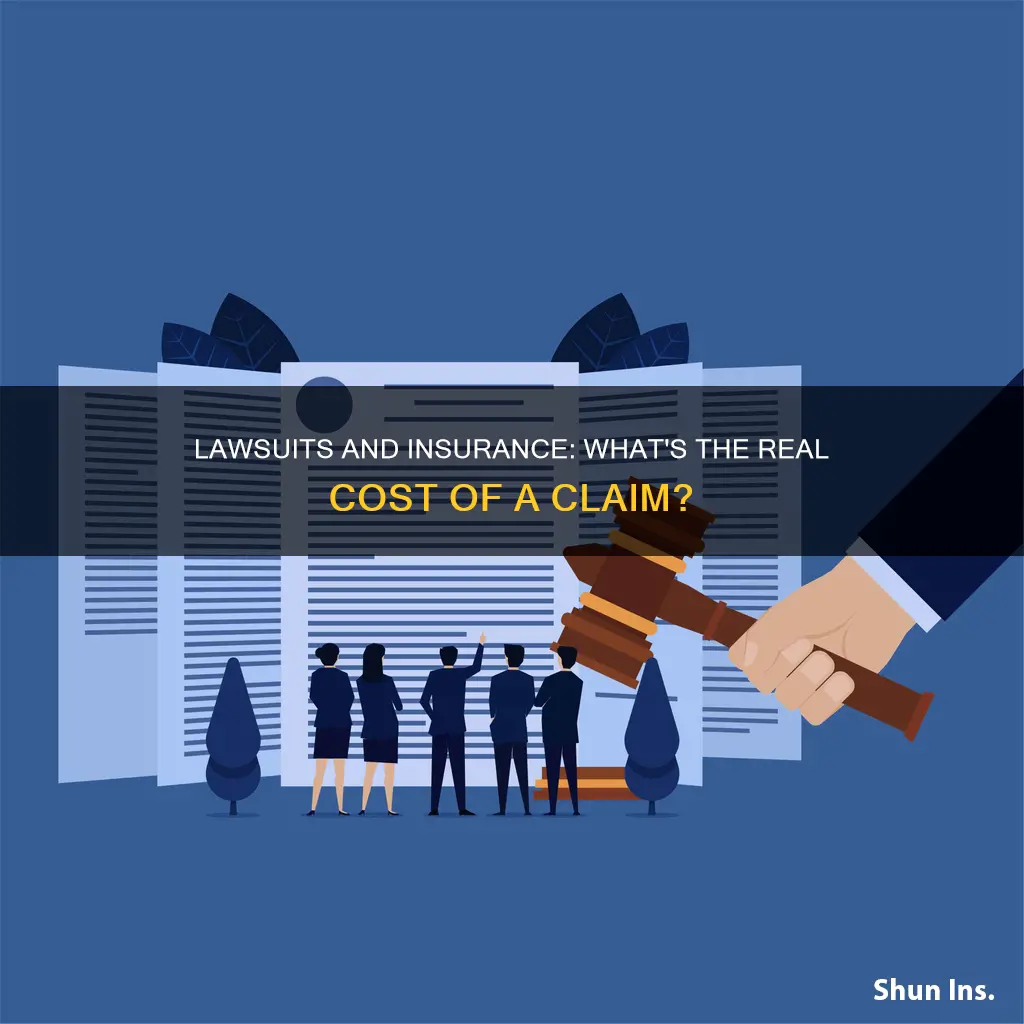 does a lawsuit cause business insurance to go up