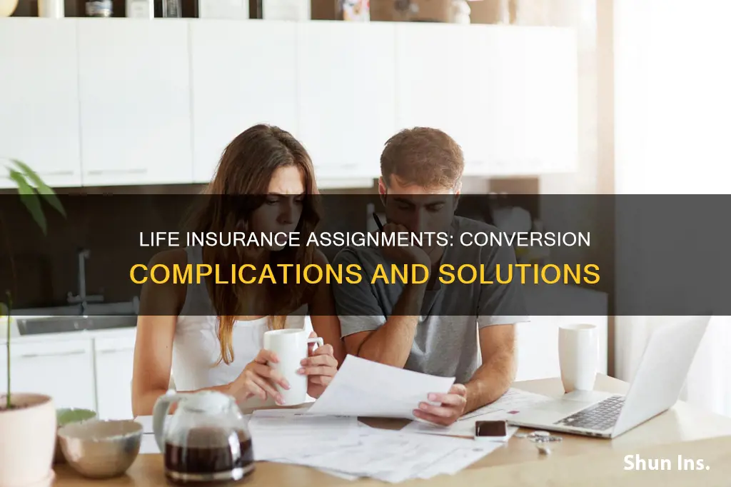 does a life insurance assignment survive a conversion