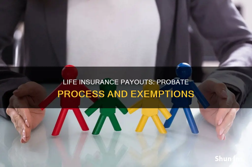 does a life insurance payout go through probatge