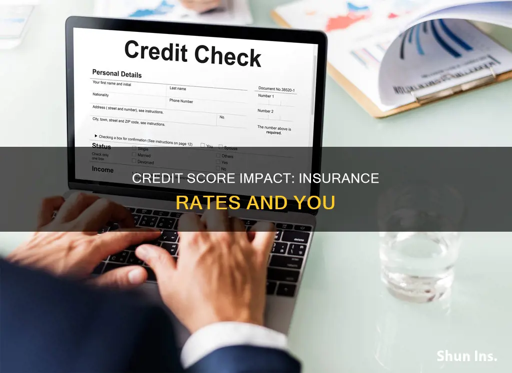 does a low credit score raise insurance rates