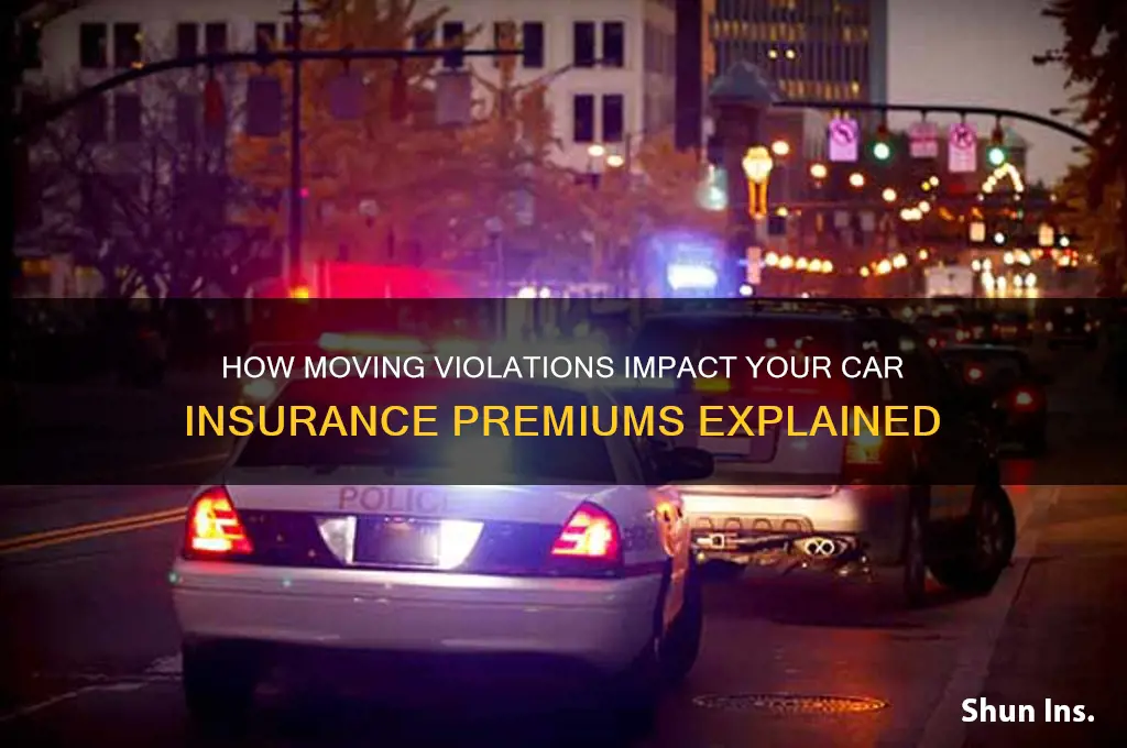 does a moving violation increase your insurance