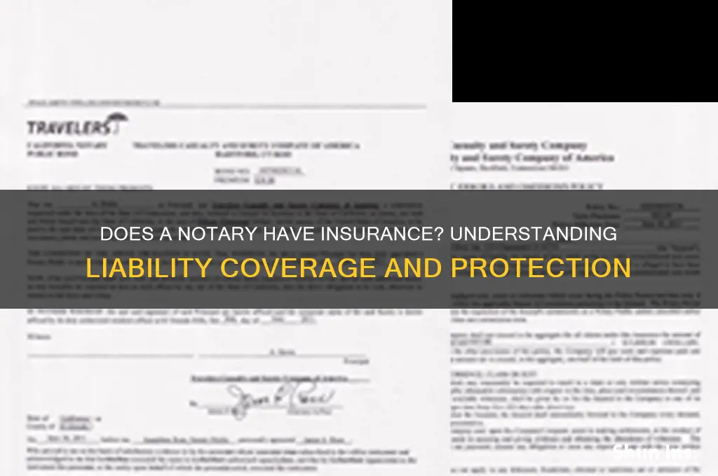 does a notary have insurance