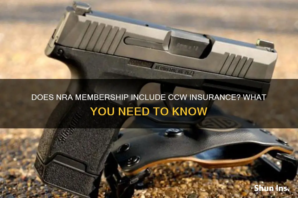 does a nra membership give you ccw insurance