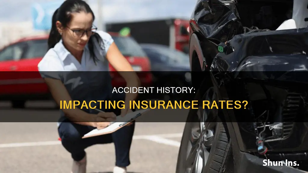 does a previous accident on a vehicle affect insurance rates