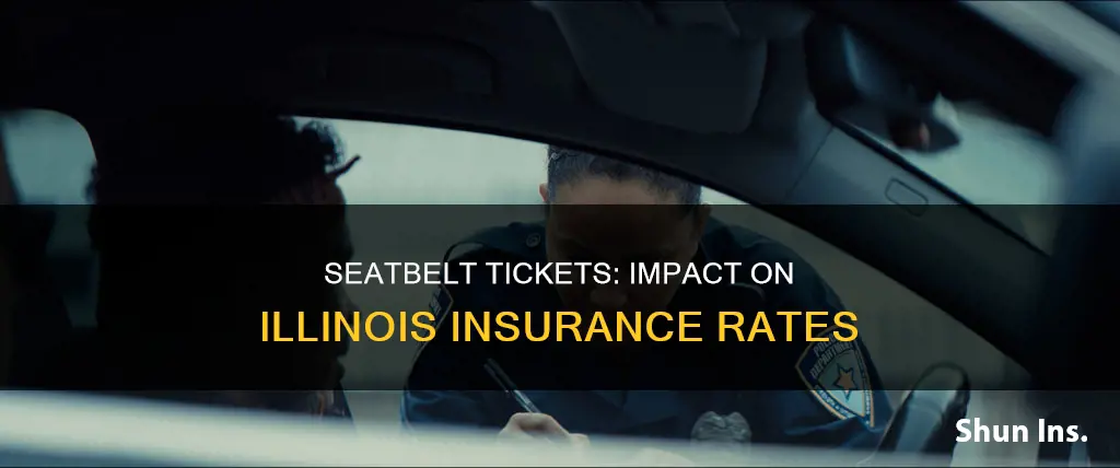 does a seatbelt ticket affect insurance in Illinois