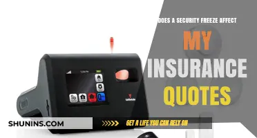 Security Freeze: Impact on Insurance Quotes?