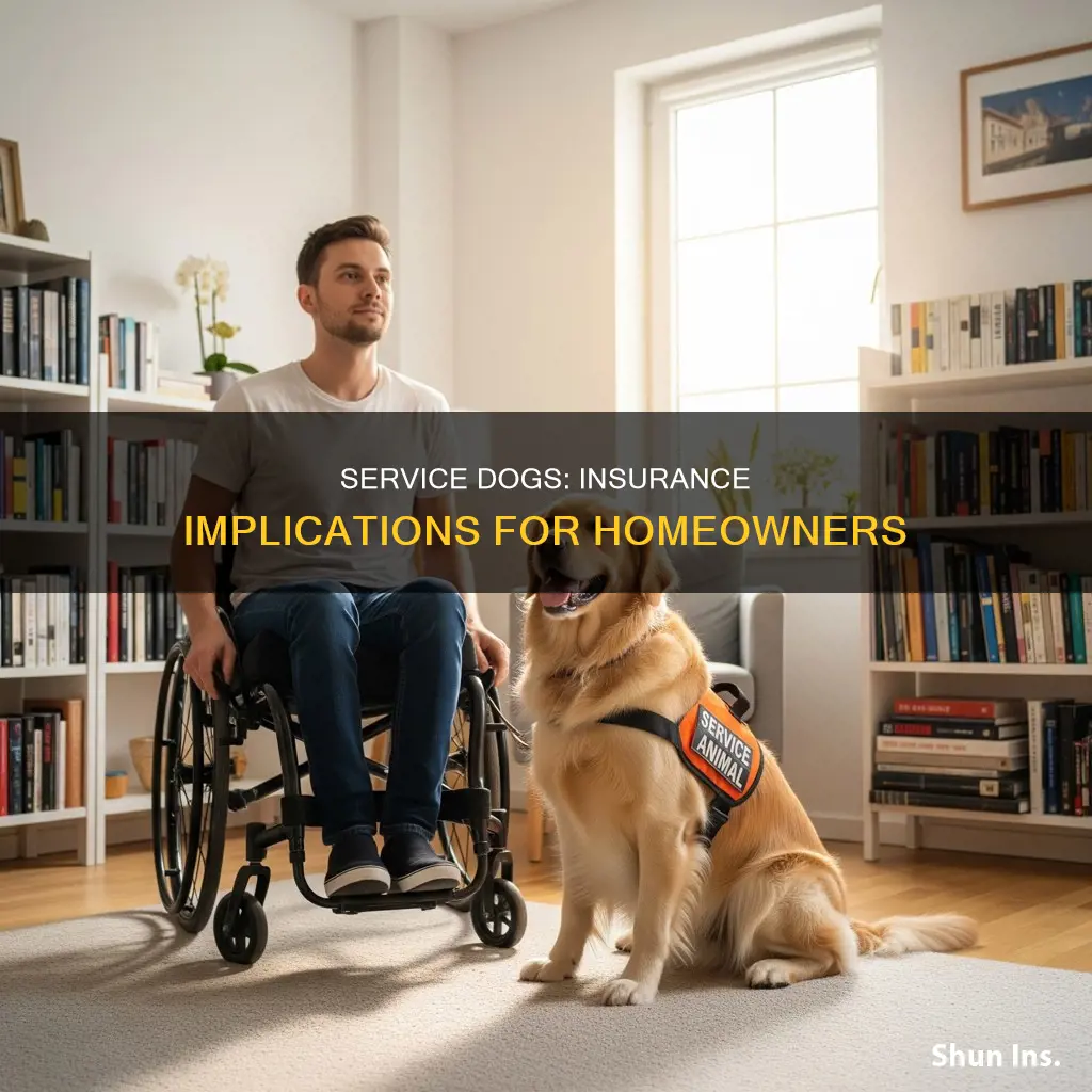 does a service dog affect insurance