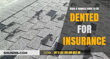 Does Shingle Damage Require Dents for Insurance Coverage?