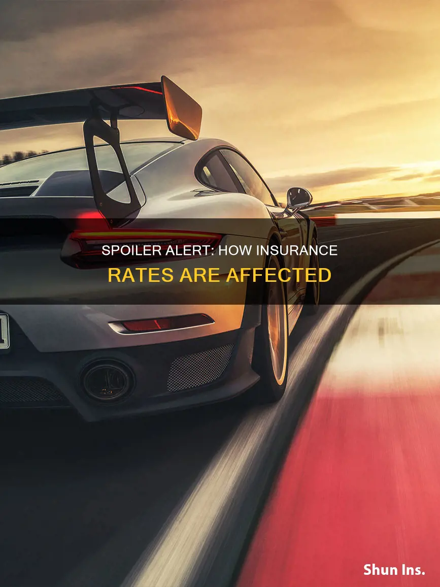 does a spoiler affect insurance