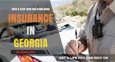 Stop Sign Violation in Georgia: Impact on Car Insurance Rates