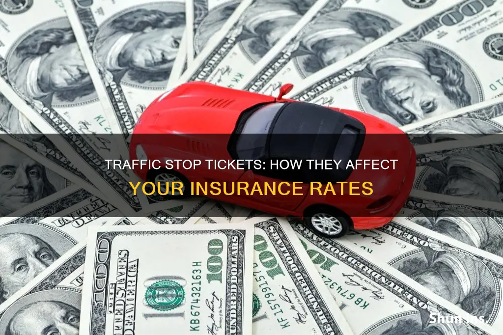 does a ticket for a stop raise insurance rates