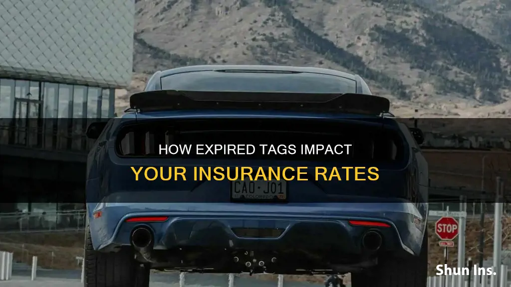 does a ticket for expired tags affect insurance