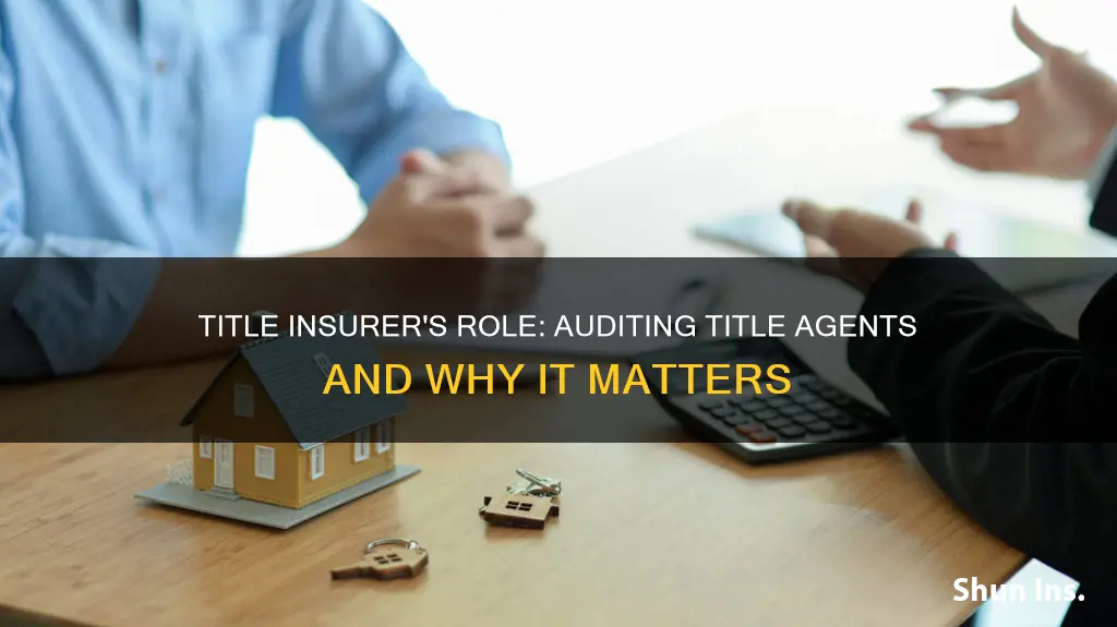 does a title insurer audit the tile agents