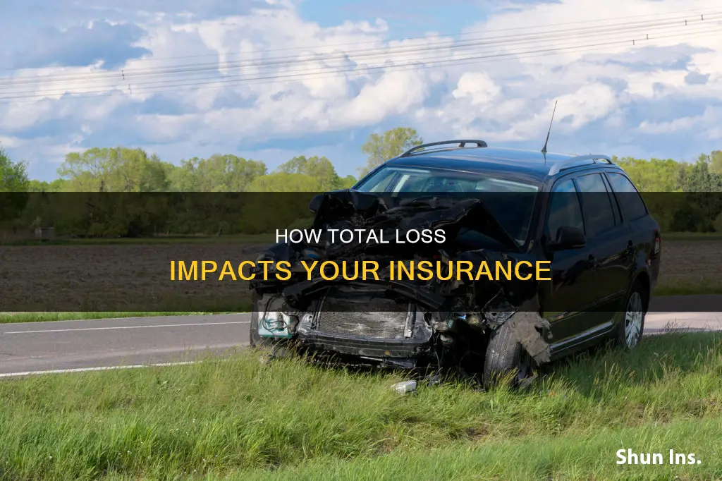 does a total loss affect insurance