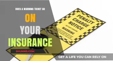 Warning Tickets: Do They Impact Your Insurance?