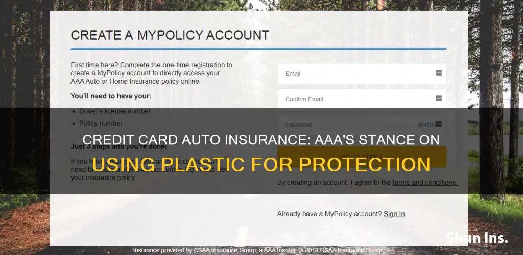 does aaa accept credit cards for auto insurance