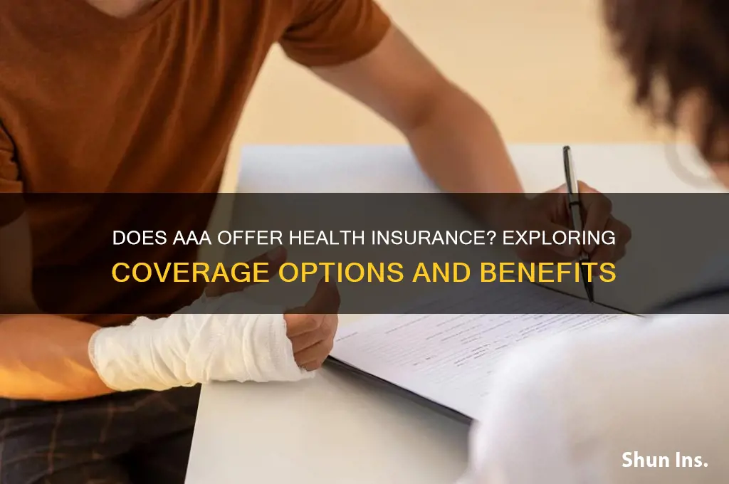 does aaa do health insurance