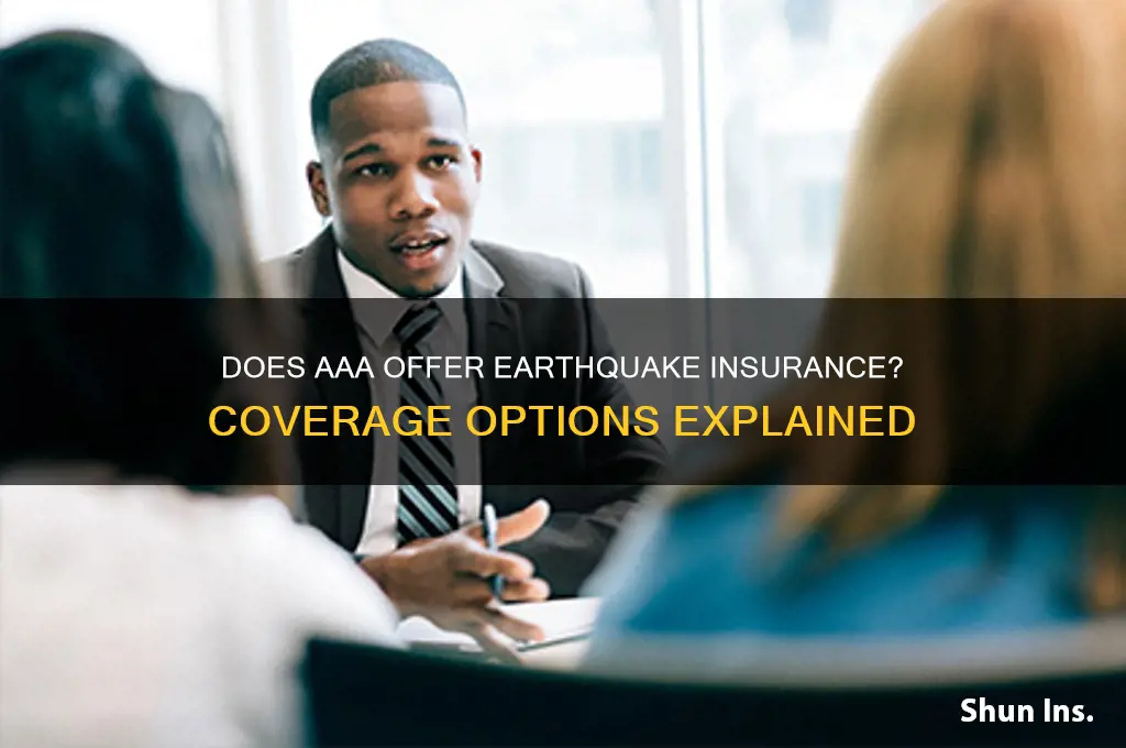 does aaa have earthquake insurance