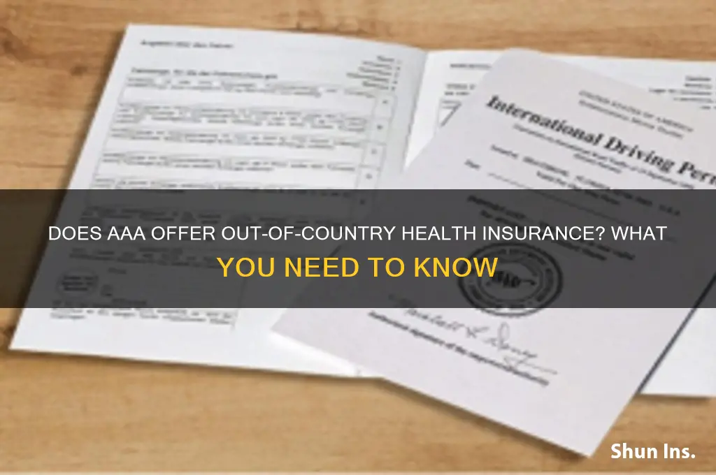 does aaa have out of country health insurance