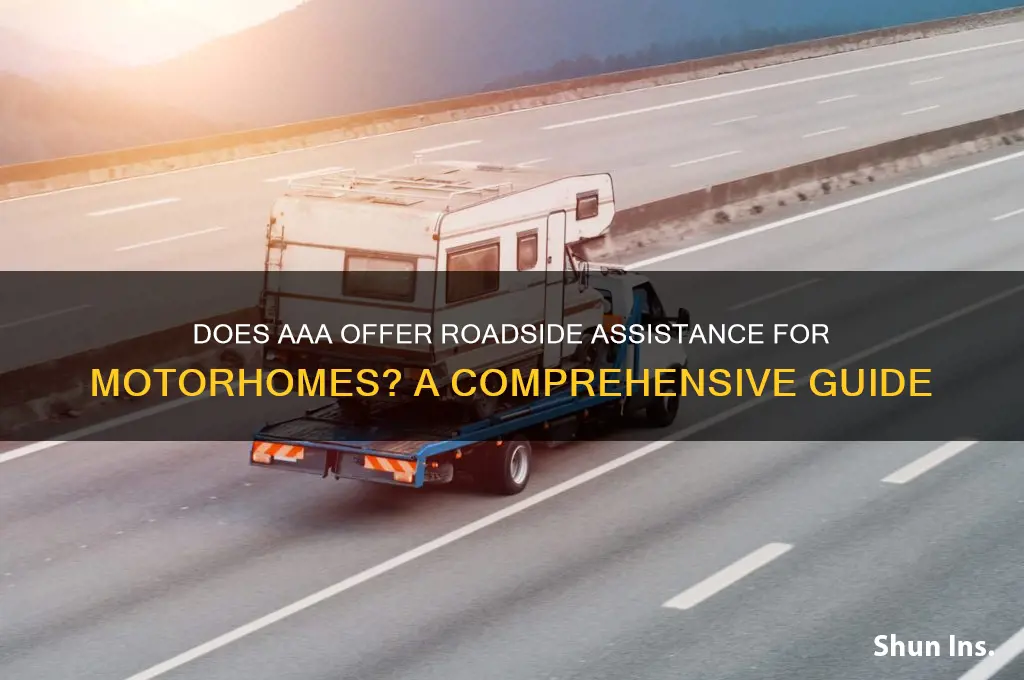 does aaa have roadside insurance for motorhomes