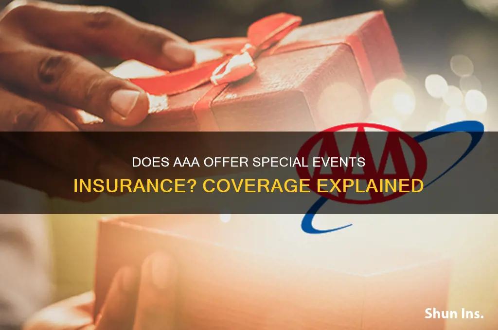 does aaa have special events insurance