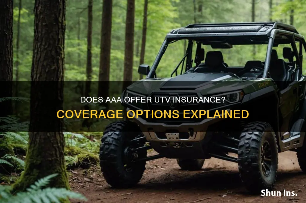 does aaa have utv insurance