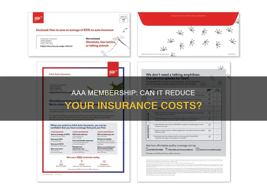 does aaa help lower my insurance payments