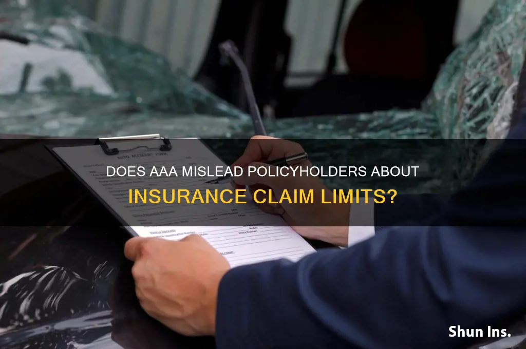 does aaa lie about insurance claik linit
