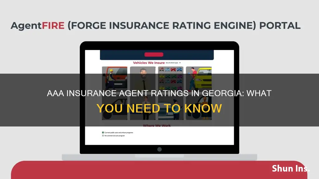 does aaa provide insurance agent ratings in Georgia