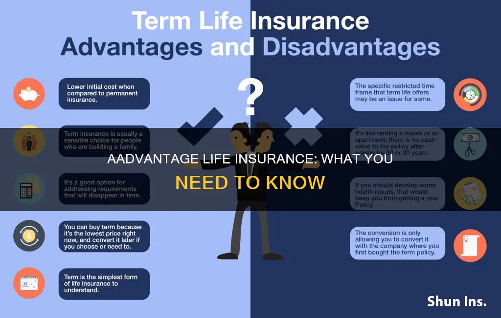 does aadvantage offer life insurance