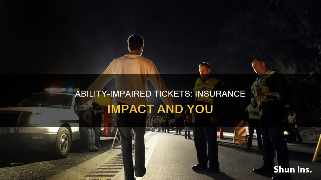 does ability impaired ticket affect your insurance