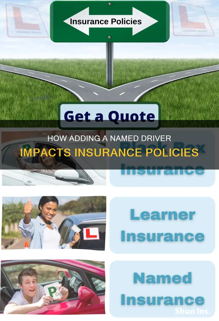 does adding a named driver affect their insurance