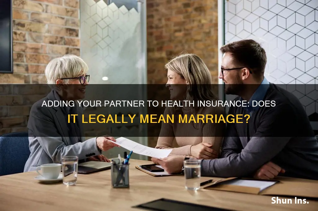 does adding significant other to health insurance make you married