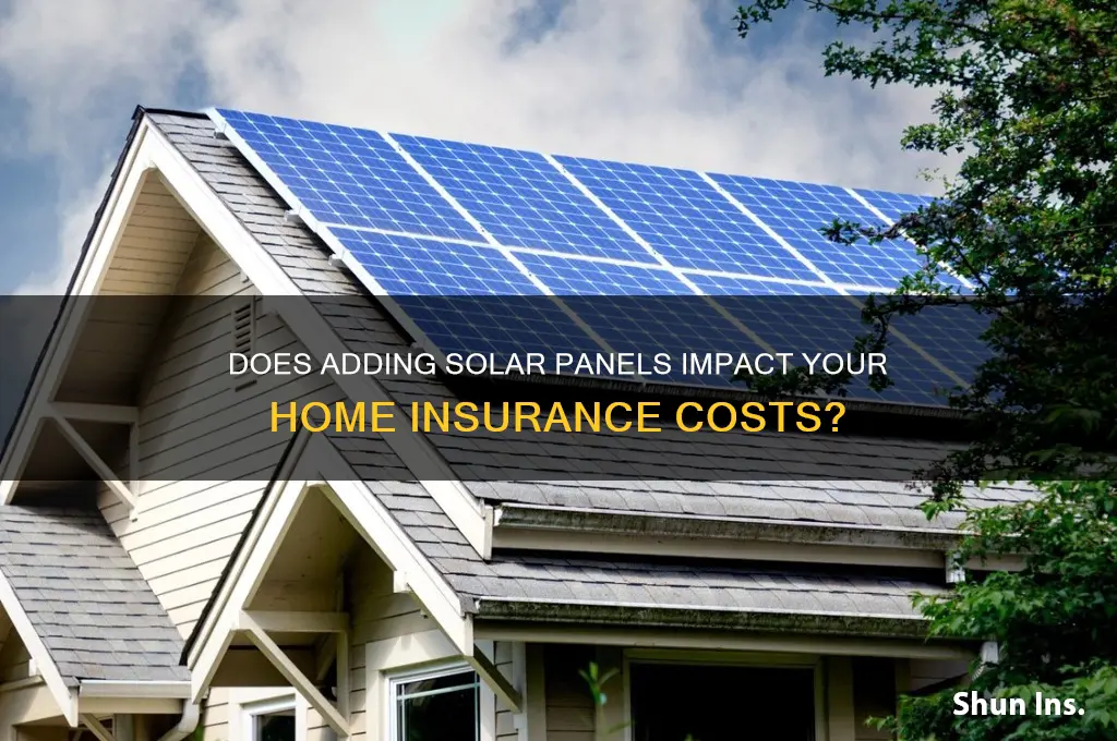 does adding solar increase insurance