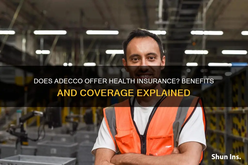 does adecco have health insurance