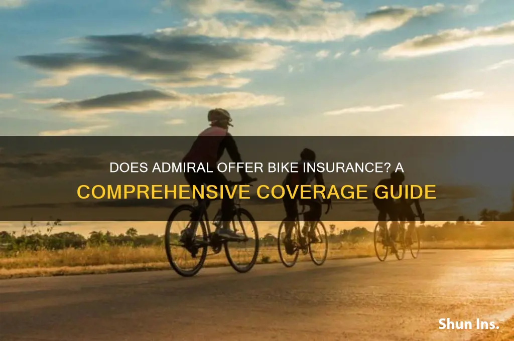 does admiral do bike insurance