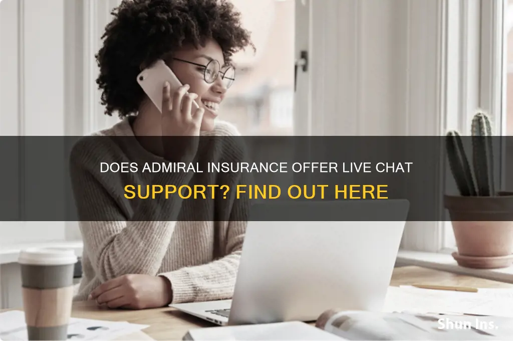 does admiral insurance have live chat
