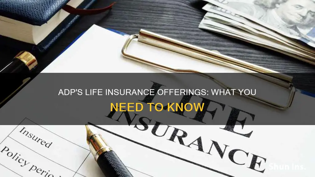 does adp offer life insurance